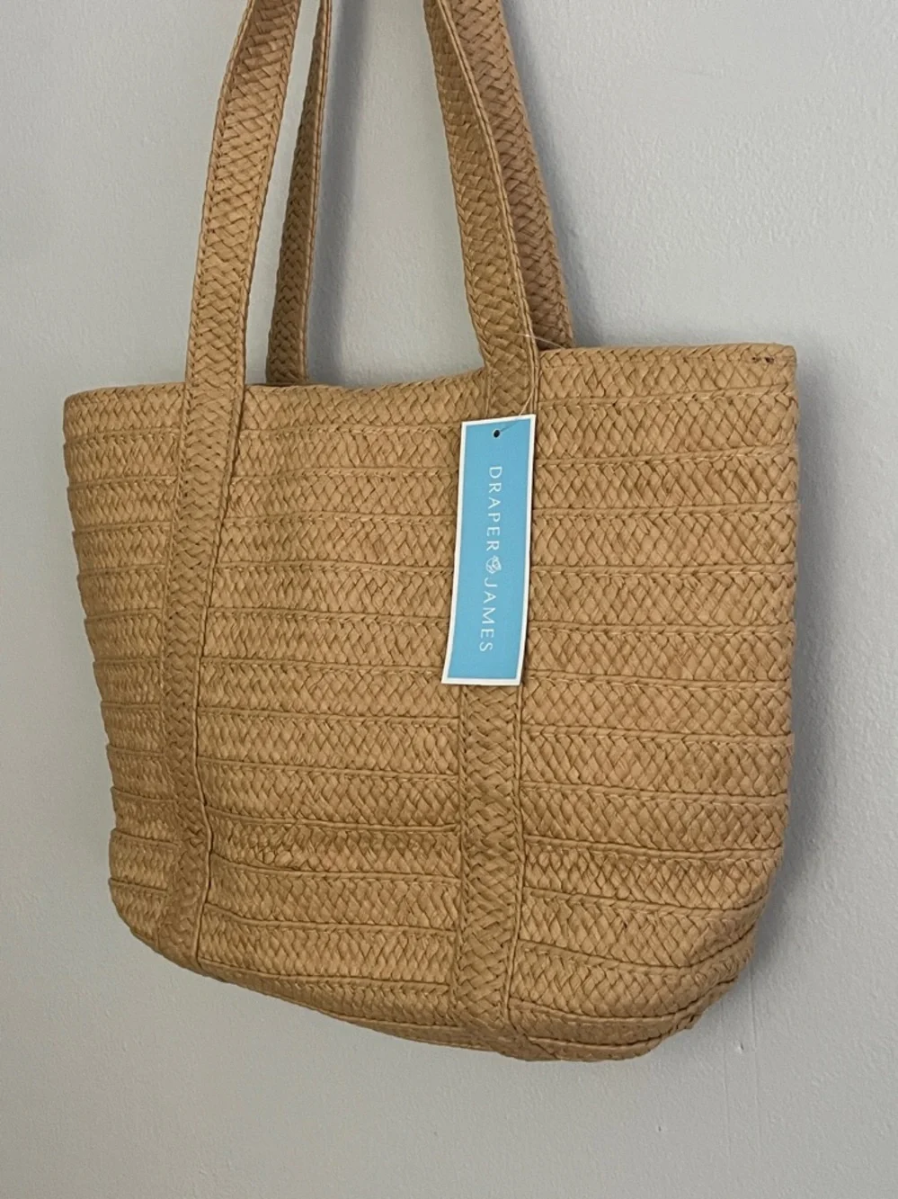 Draper James Everyday Straw Tote Bag - Picture 2 of 8